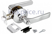 Картинка Ручка защелка Fuaro (Фуаро) 624/BL CP-B (хром) фик.